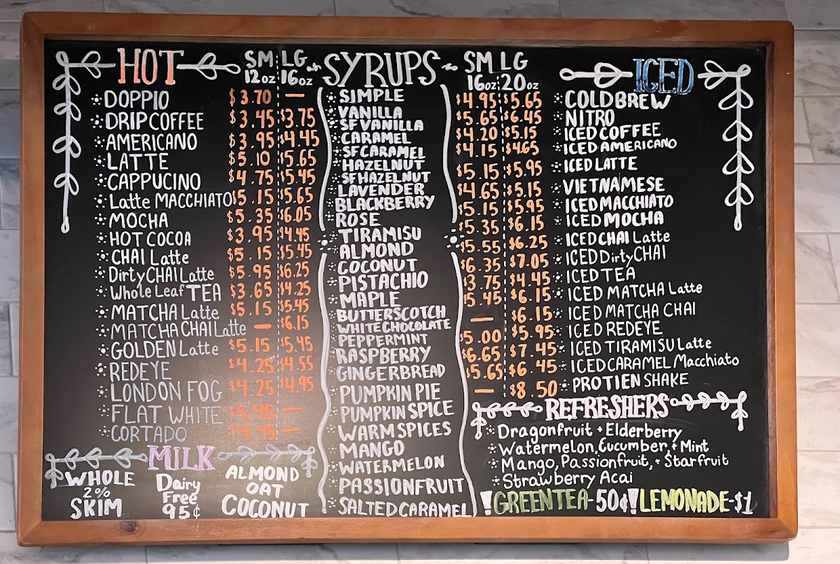 Menu Sydney Providence-1